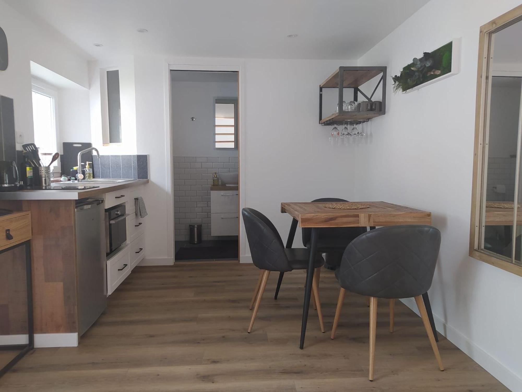 Maisonnette de bord de mer Étables Extérieur photo